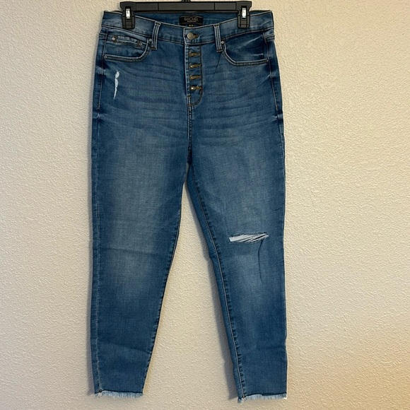 Women’s slightly ripped skinny jeans size 10. - Picture 1 of 12